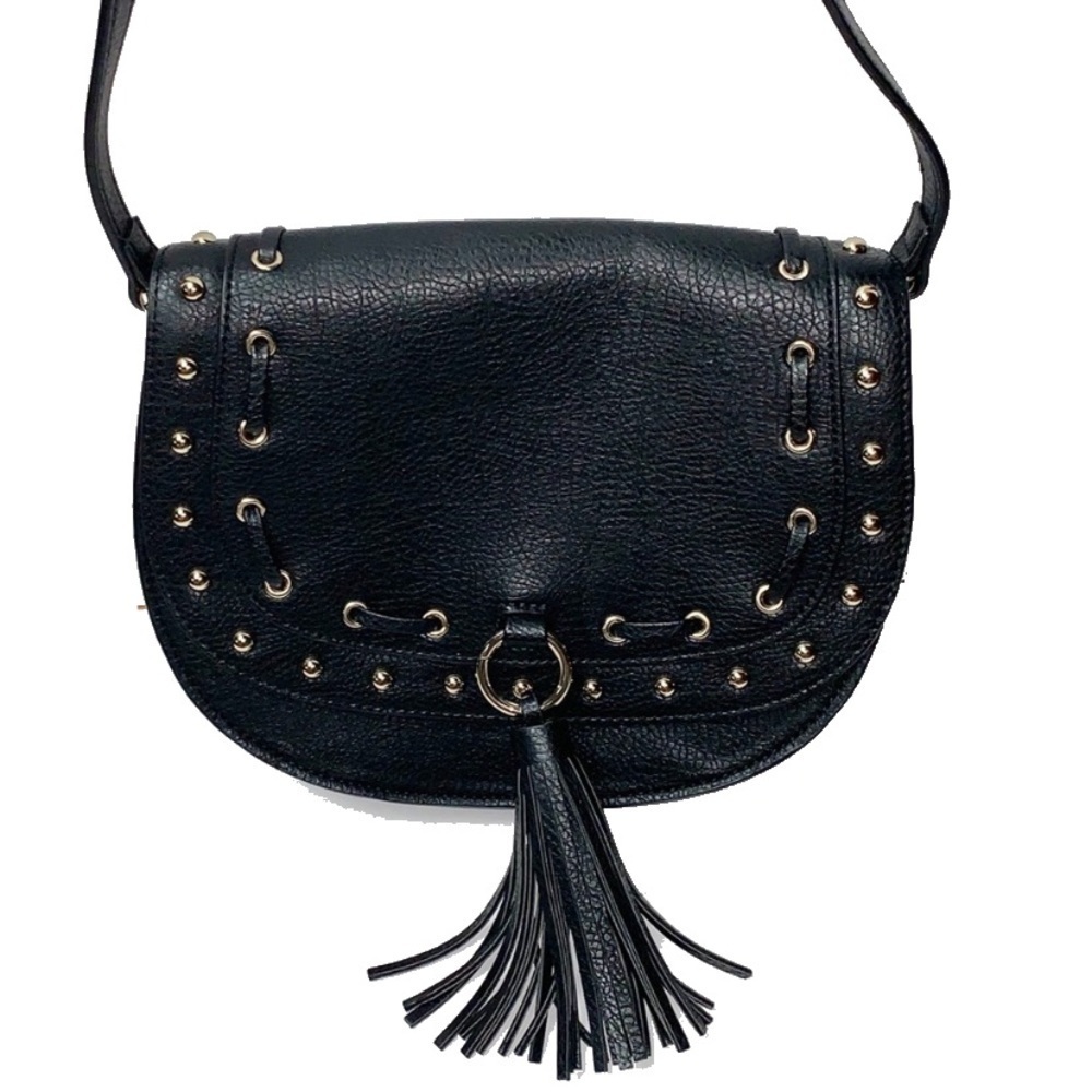 EXPRESS Black Crossbody Bag w/Tassel